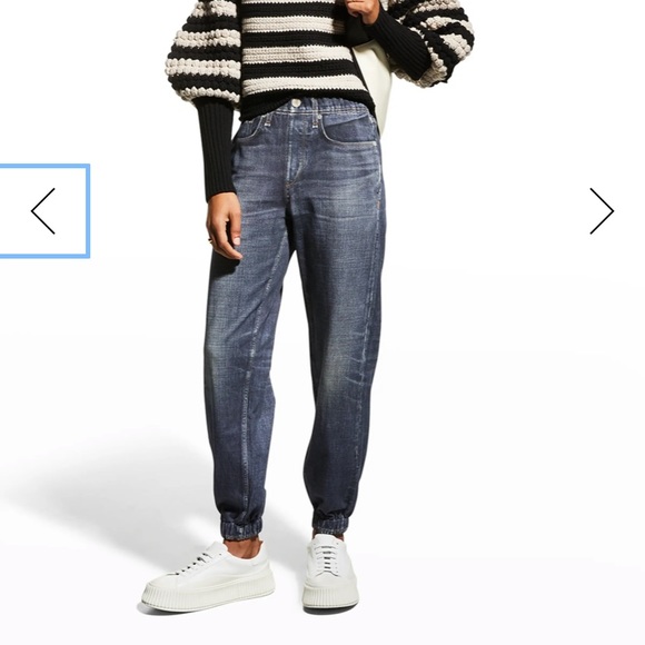 RAG & BONE Miramar Denim Printed Jogger Sweatpants Merest XS $225 - Picture 8 of 11
